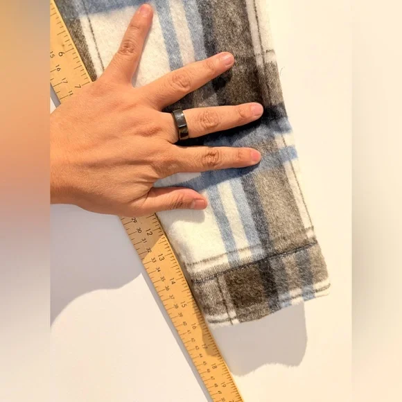 Zara Checkered Jacket Cropped Plaid Overshirt - Picture 4 of 11